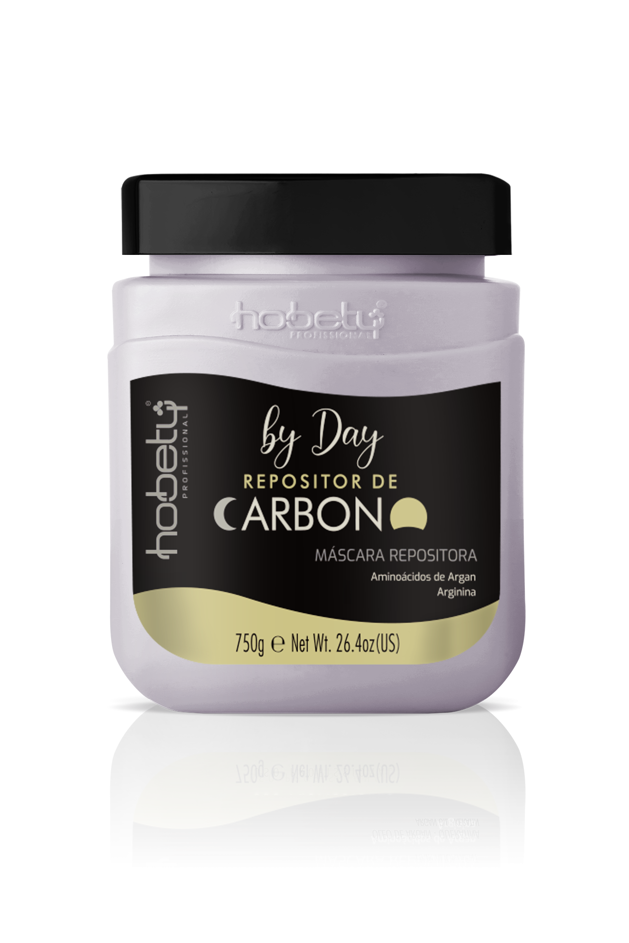 Máscara Repositora de Carbono Hobety Profissional 750gr