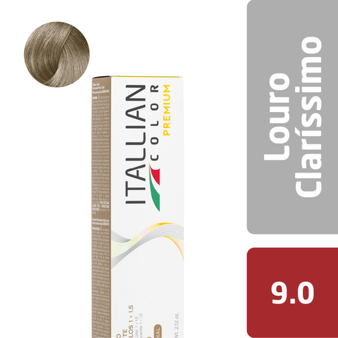 Tintura Itallian Color Premium Louro Claríssimo 9.0