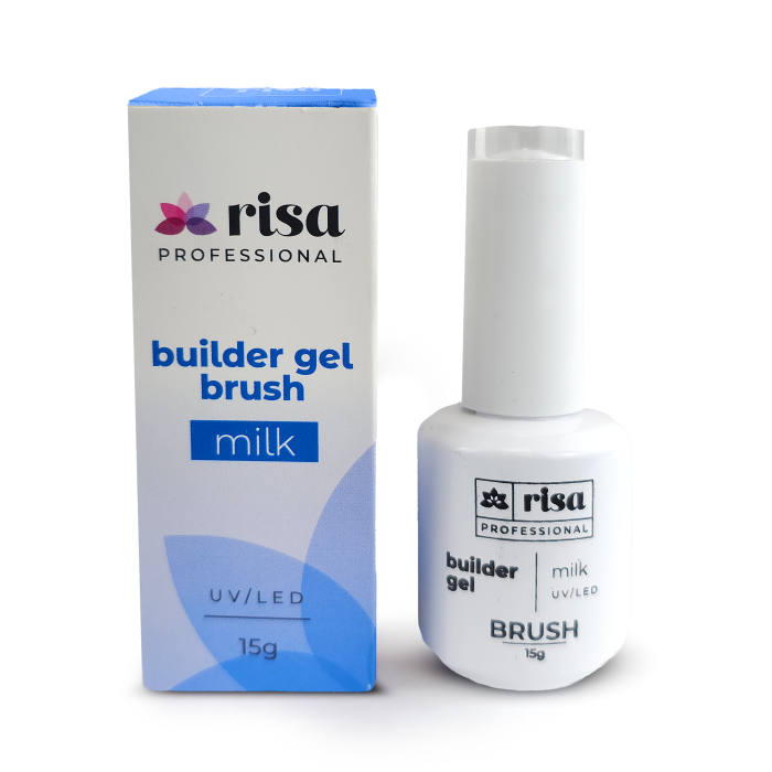 Risa Professional Builder Gel Brush Milk 15g