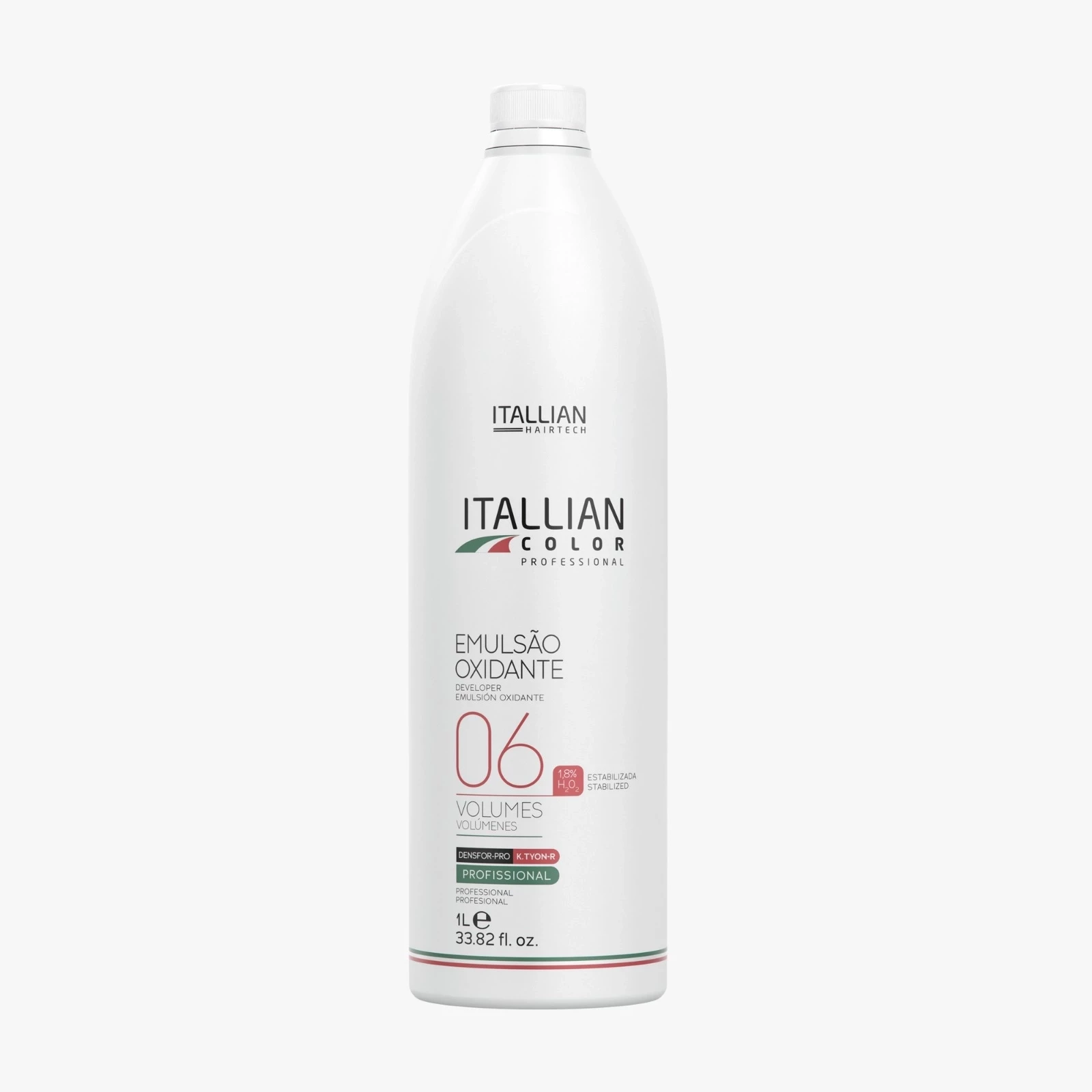 EMULSÃO OXIDANTE ESTABILIZADA ITALLIAN OXI 06 VOLUMES 1L