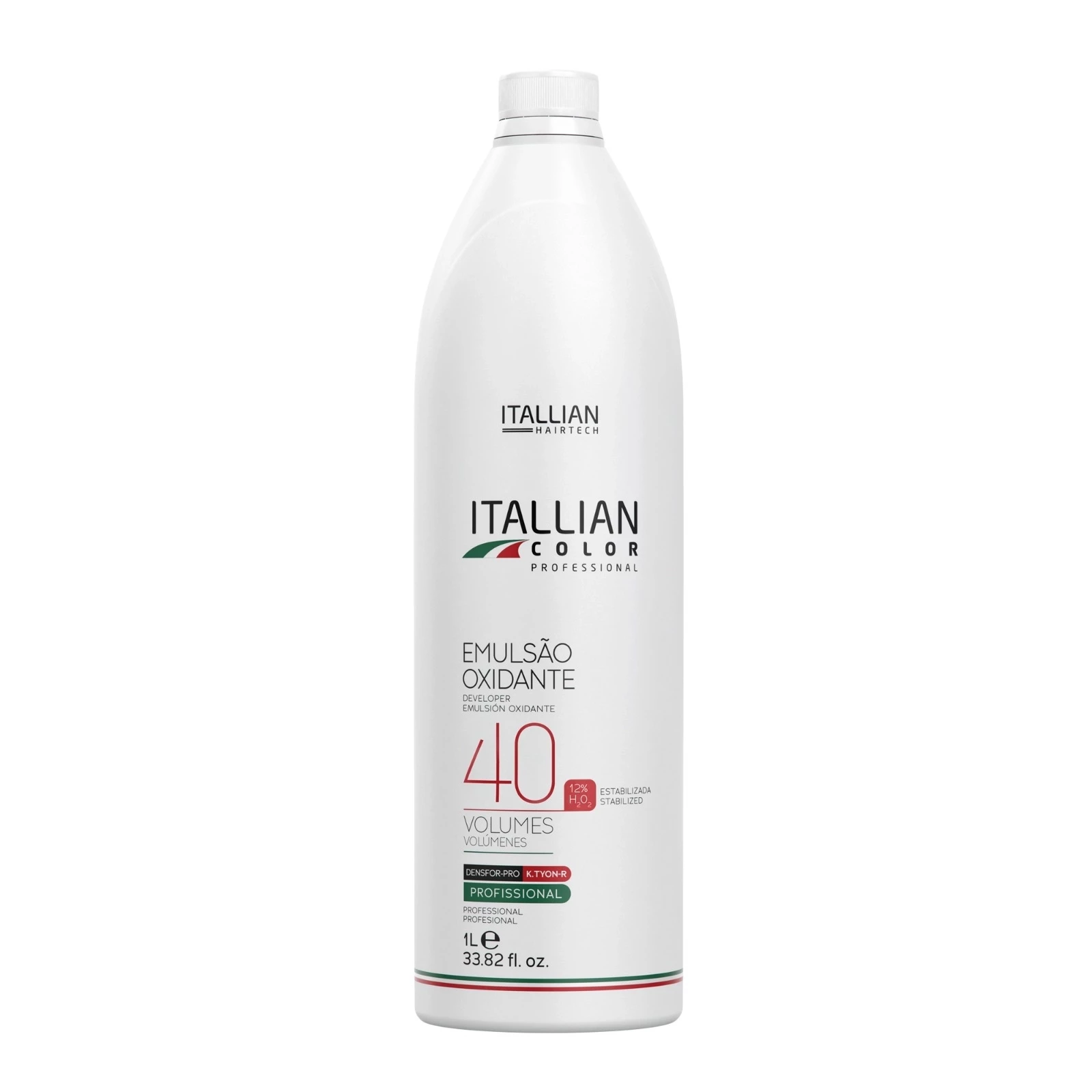 EMULSÃO OXIDANTE ESTABILIZADA ITALLIAN OXI 40 VOLUMES 1L