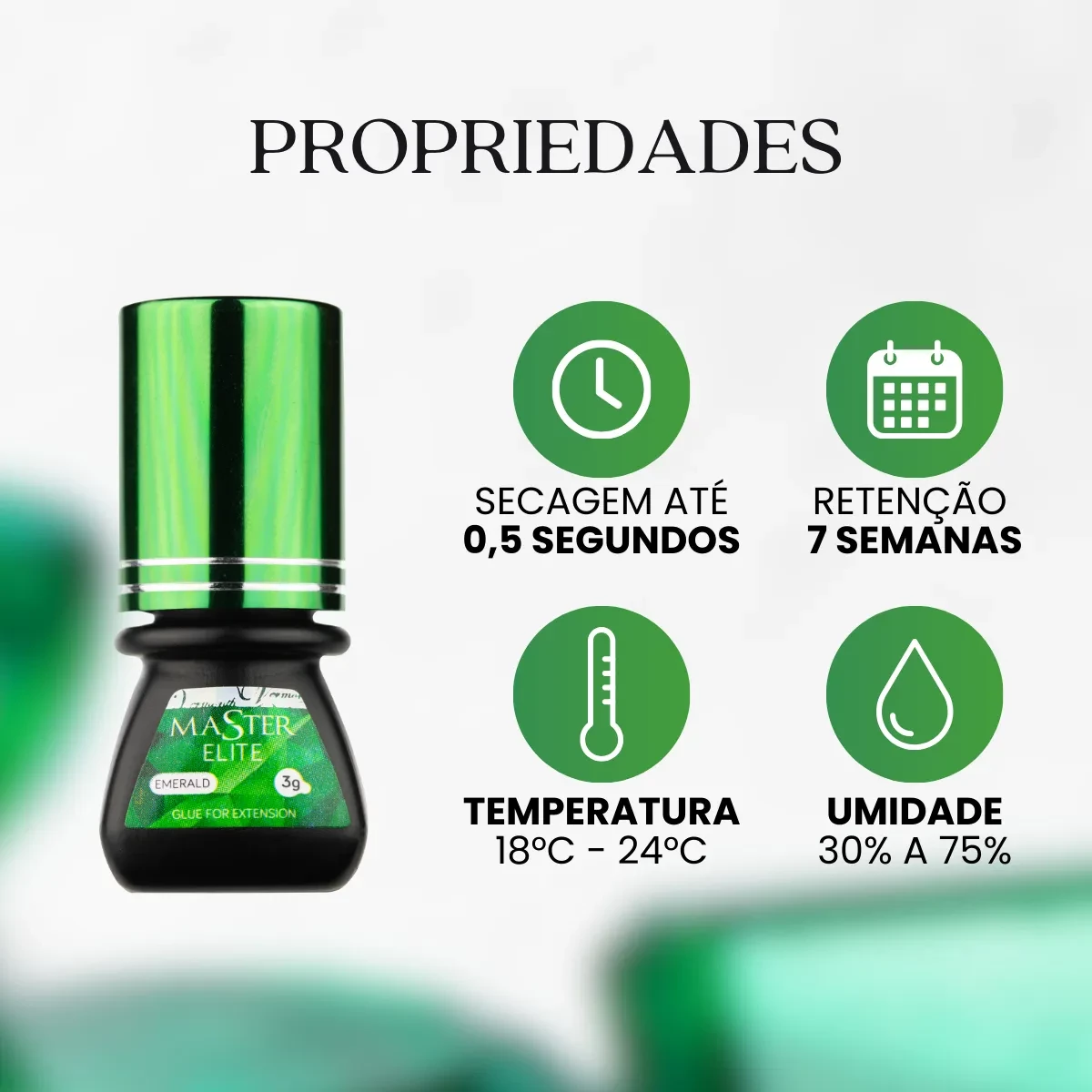 Cola para Extensão Master Elite Emerald 3g