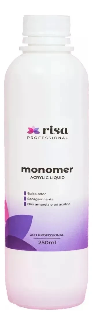 Líquido Acrílico Monomer Risa Professional 250ml