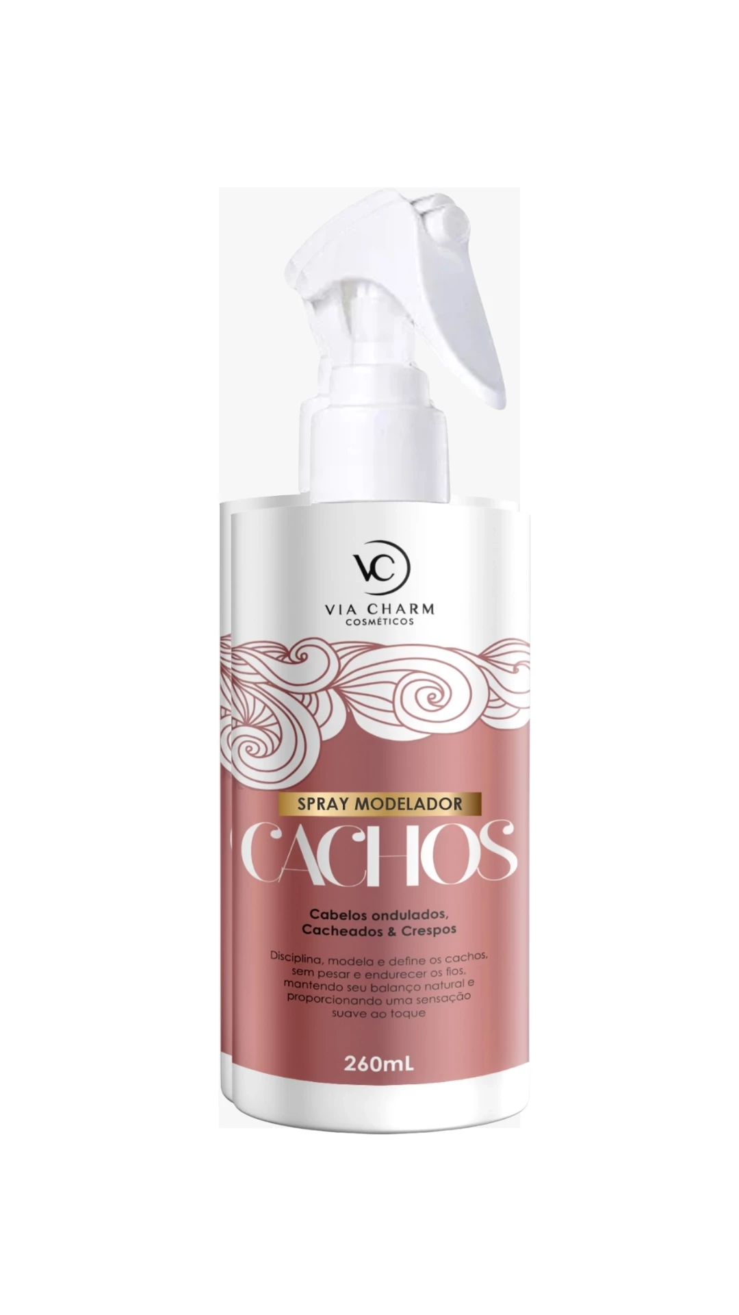 Spray Modelador de Cachos Via Charm 260ml
