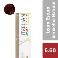 Tintura Itallian Color Premium Louro Escuro Vermelho Natural 6.60