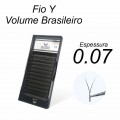 Cílios Fio Yy Volume Brasileiro Unilashes - 0,07D - 9mm