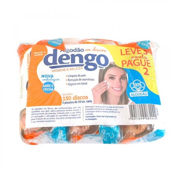 Algodão em Discos Dengo - Leve 3 Pague 2