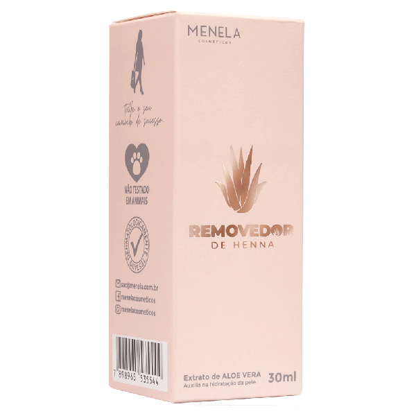 Removedor de Henna Menela Cosméticos