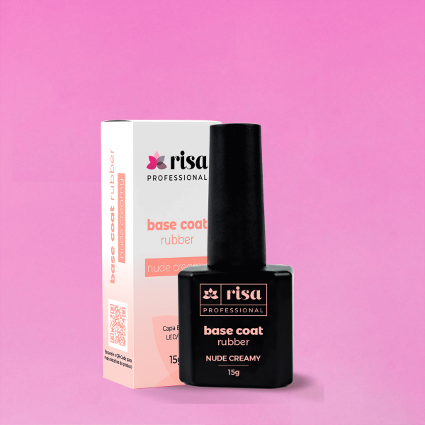 Risa Professional Base Coat Rubber Nude Creamy 15g