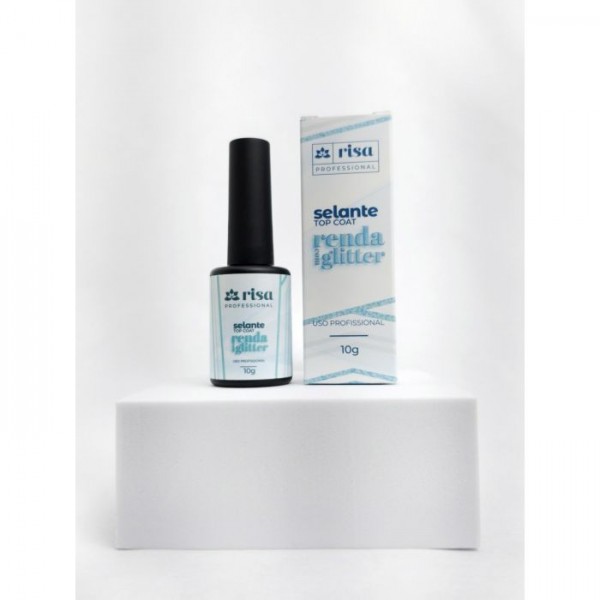 Selante Top Coat Renda com Glitter 10g