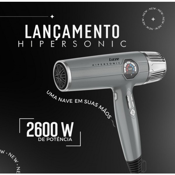 Secador de Cabelo Lizze Hipersonic 2600W