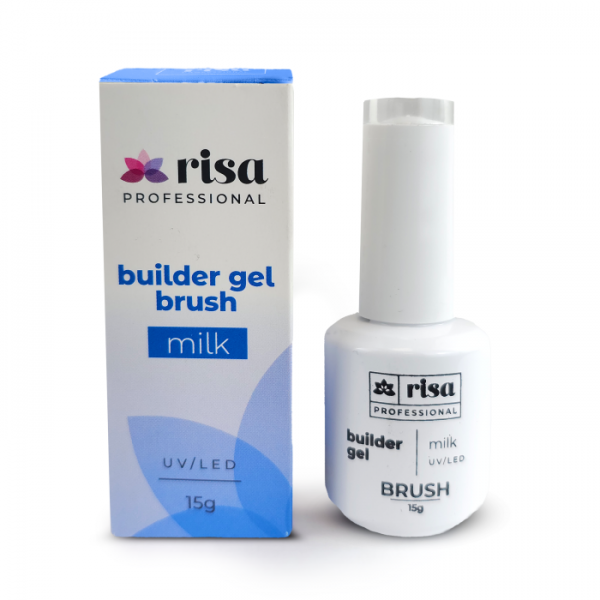 Risa Professional Builder Gel Brush Milk 15g