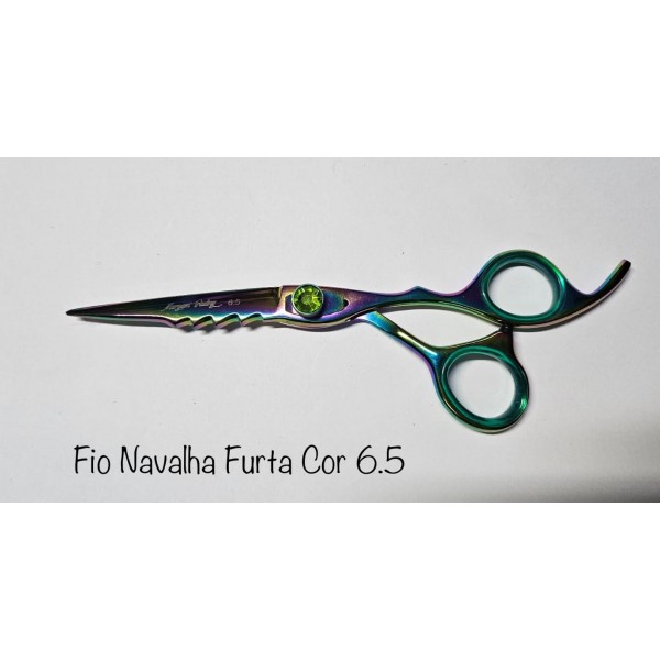 Tesoura Profissional Fio Navalha Furta Cor 6.5