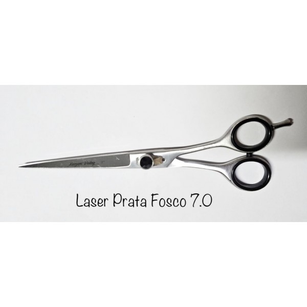 Tesoura Profissional Laser Prata Fosco 7.0