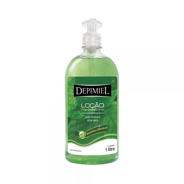 Loção Pós-Depilatória Depimiel com Malva e Aloe Vera 1L