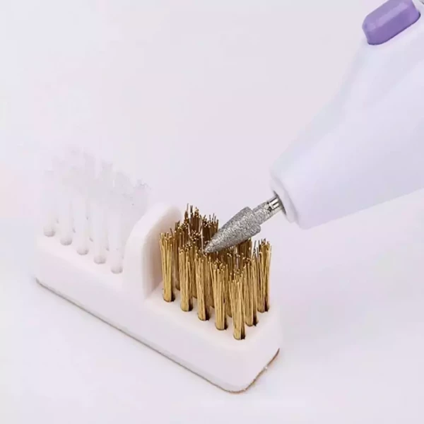 Escova de Limpeza para Brocas de Unha