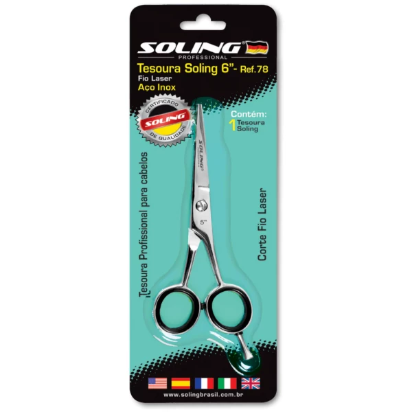 Tesoura Soling 6" Profissional