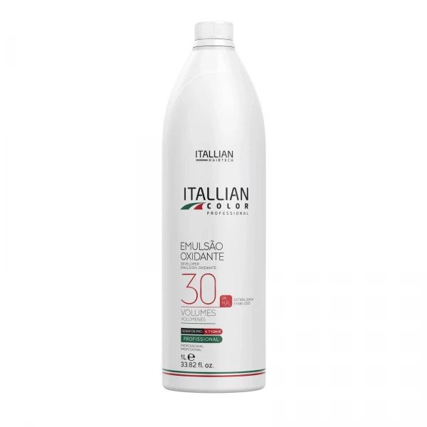 EMULSÃO OXIDANTE ESTABILIZADA ITALLIAN OXI 30 VOLUMES 1L
