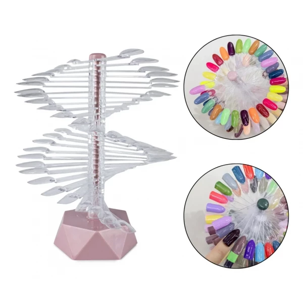 Suporte Espiral para Mostruario de Unhas - 60 color 