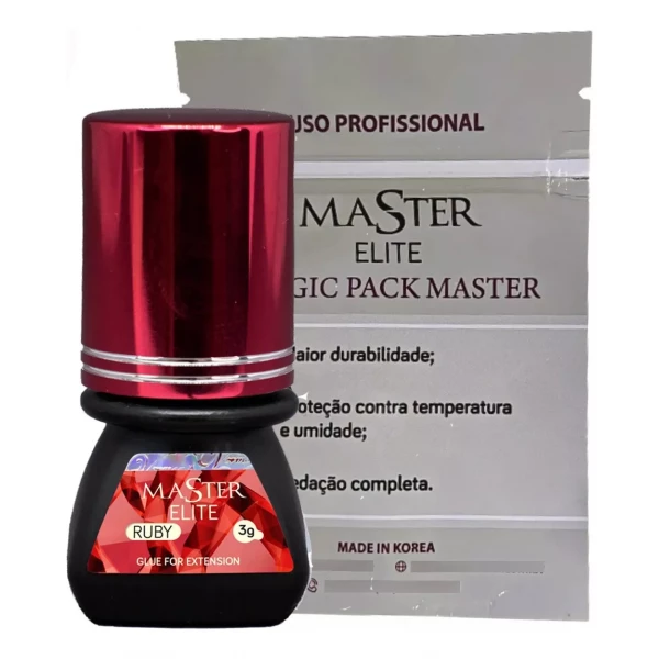 Cola Master Elite Ruby Glue para Extensão 3g