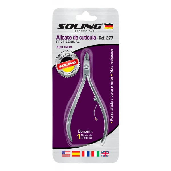 Alicate de Cutícula Profissional Soling Ref. 277
