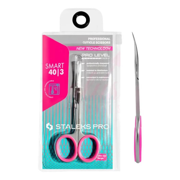 Tesoura Profissional para Cutículas Staleks Pro Smart 40/3
