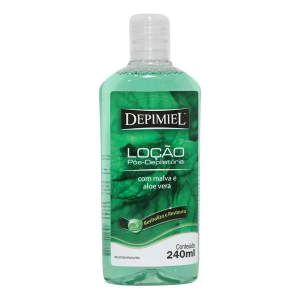 Loção Pós-Depilatória Depimiel com Malva e Aloe Vera 240ml