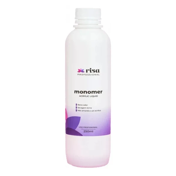 Líquido Acrílico Monomer Risa Professional 250ml
