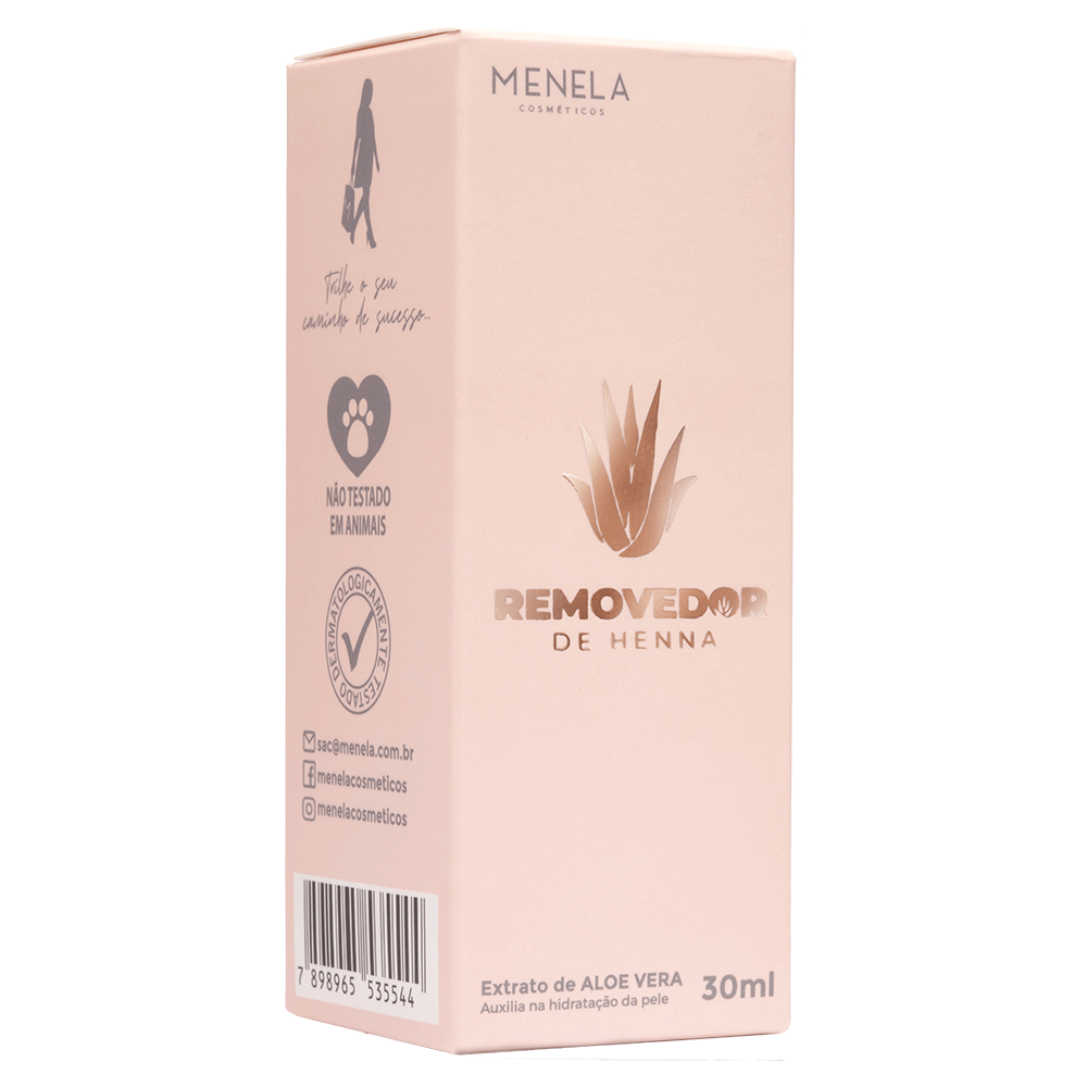 Removedor de Henna Menela Cosméticos