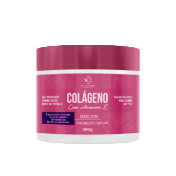 Máscara Capilar Colágeno com Vitamina E - 500g