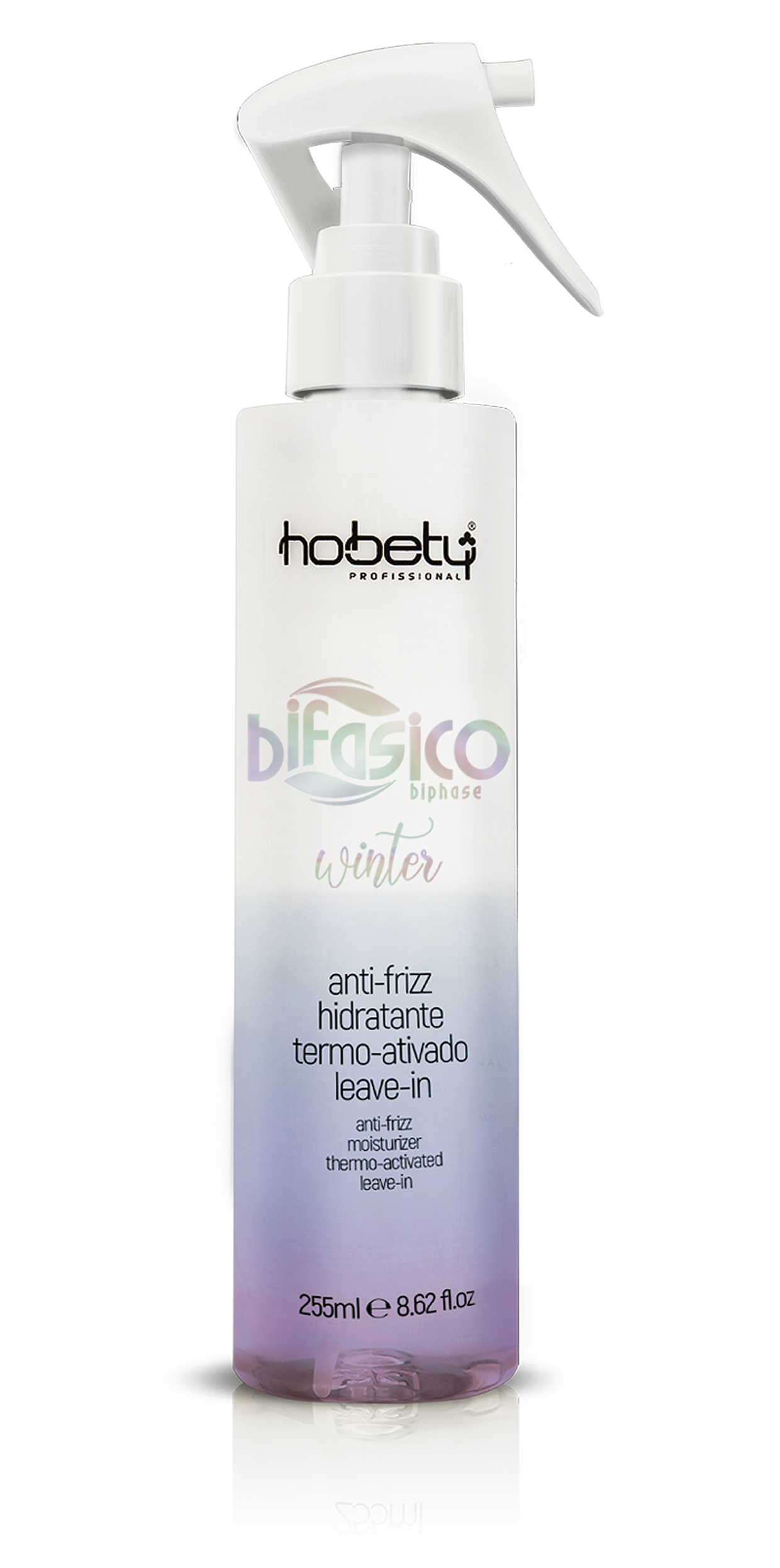 Hobety Bifásico Winter Leave-In Anti-Frizz Hidratante Termo-Ativado 255ml