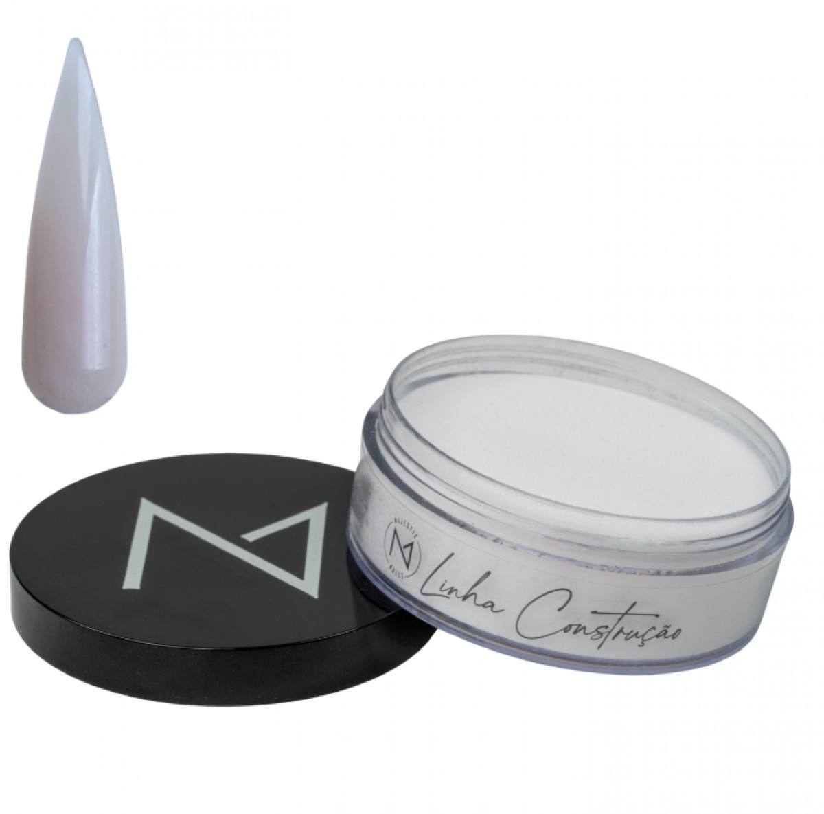Pó Acrílico para Unhas Rose Claro 40g – Linha Construção