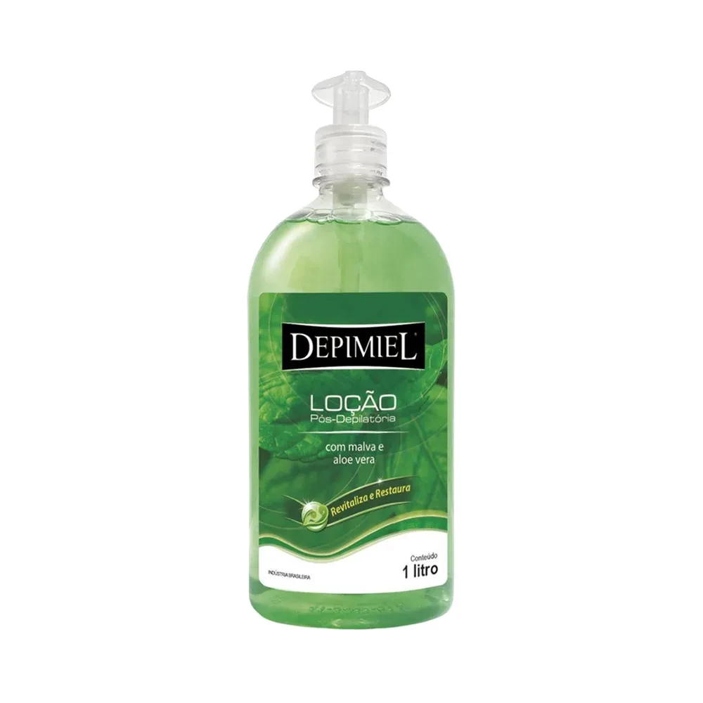 Loção Pós-Depilatória Depimiel com Malva e Aloe Vera 1L