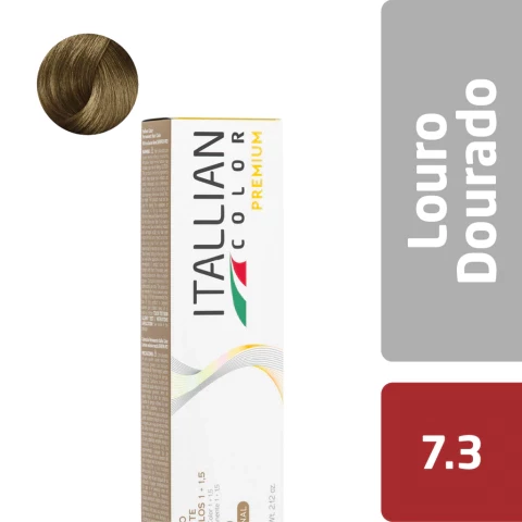 Tintura Itallian Color Premium - Louro Dourado 7.3
