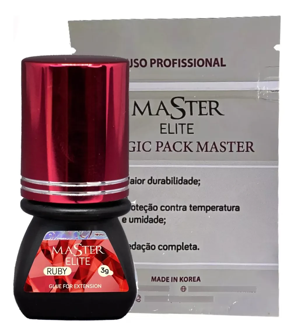 Cola Master Elite Ruby Glue para Extensão 3g