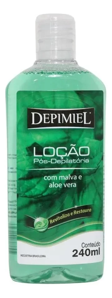 Loção Pós-Depilatória Depimiel com Malva e Aloe Vera 240ml