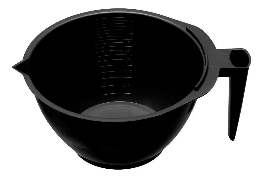 Tigela Graduada Com Suporte De Pincel Para Tintura 450ml