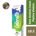 Coloração Sem Amônia Louro Platinado Violeta 10.2- Colorato