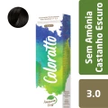 Coloração Sem Amônia Castanho Escuro 3.0- Colorato