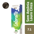 Coloração Sem Amônia Louro Cinza 7.1- Colorato